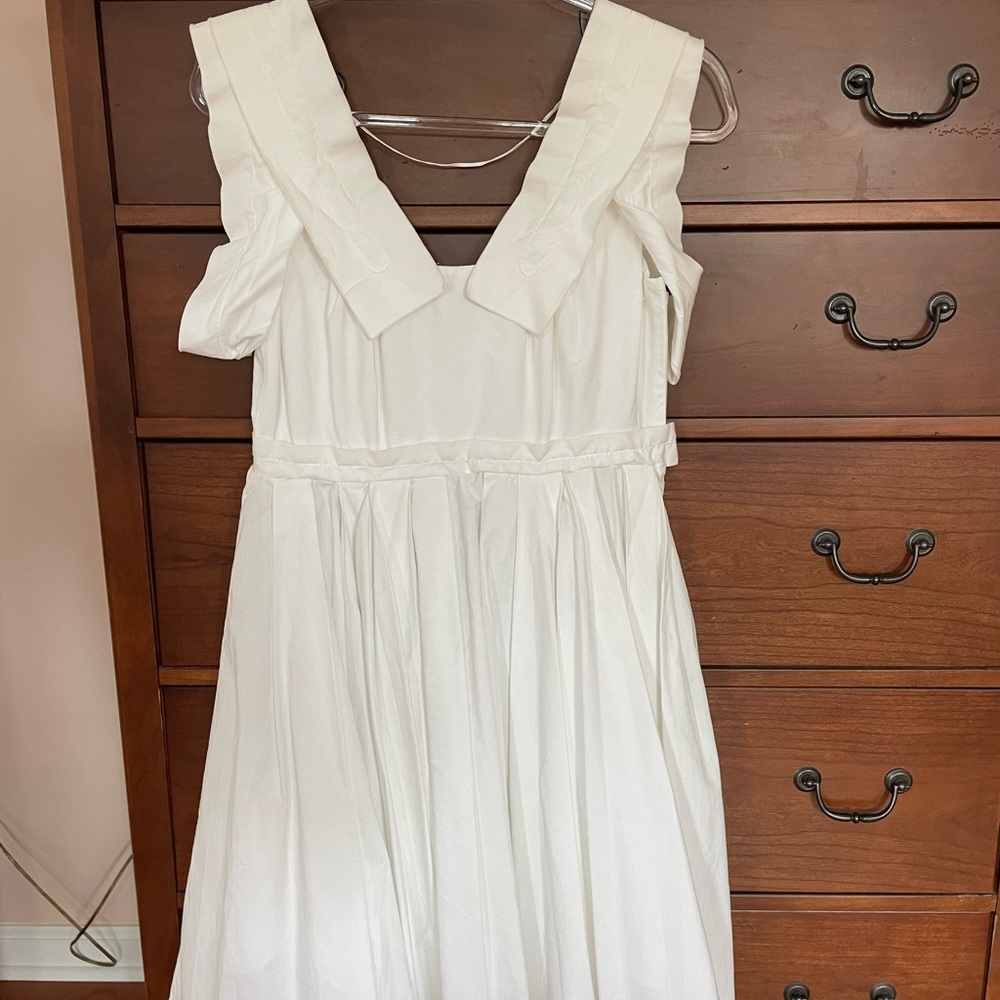 MiuMiu White Cotton dress